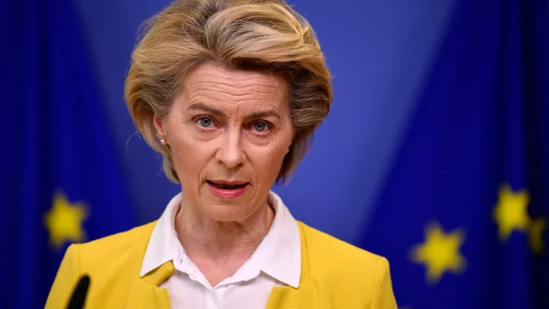 Ursula von der Leyen la tribuna Comisiei Europene vorbind despre criza prețurilor la combustibil