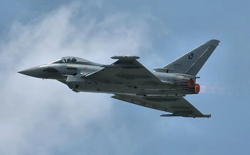 Eurofighter Typhoon, testul dronelor la granița României
