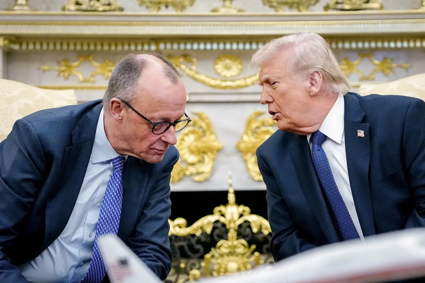 Friedrich Merz și Donald Trump, în contextul unei invitații în Germania