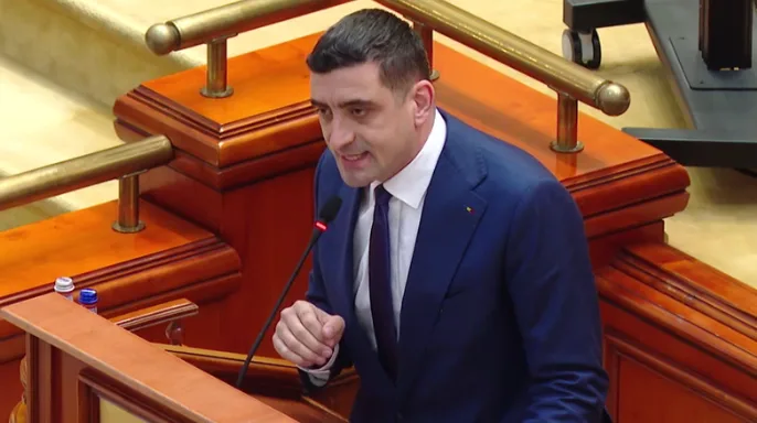 George Simion vorbind în Parlament despre buget și Sorin Grindeanu
