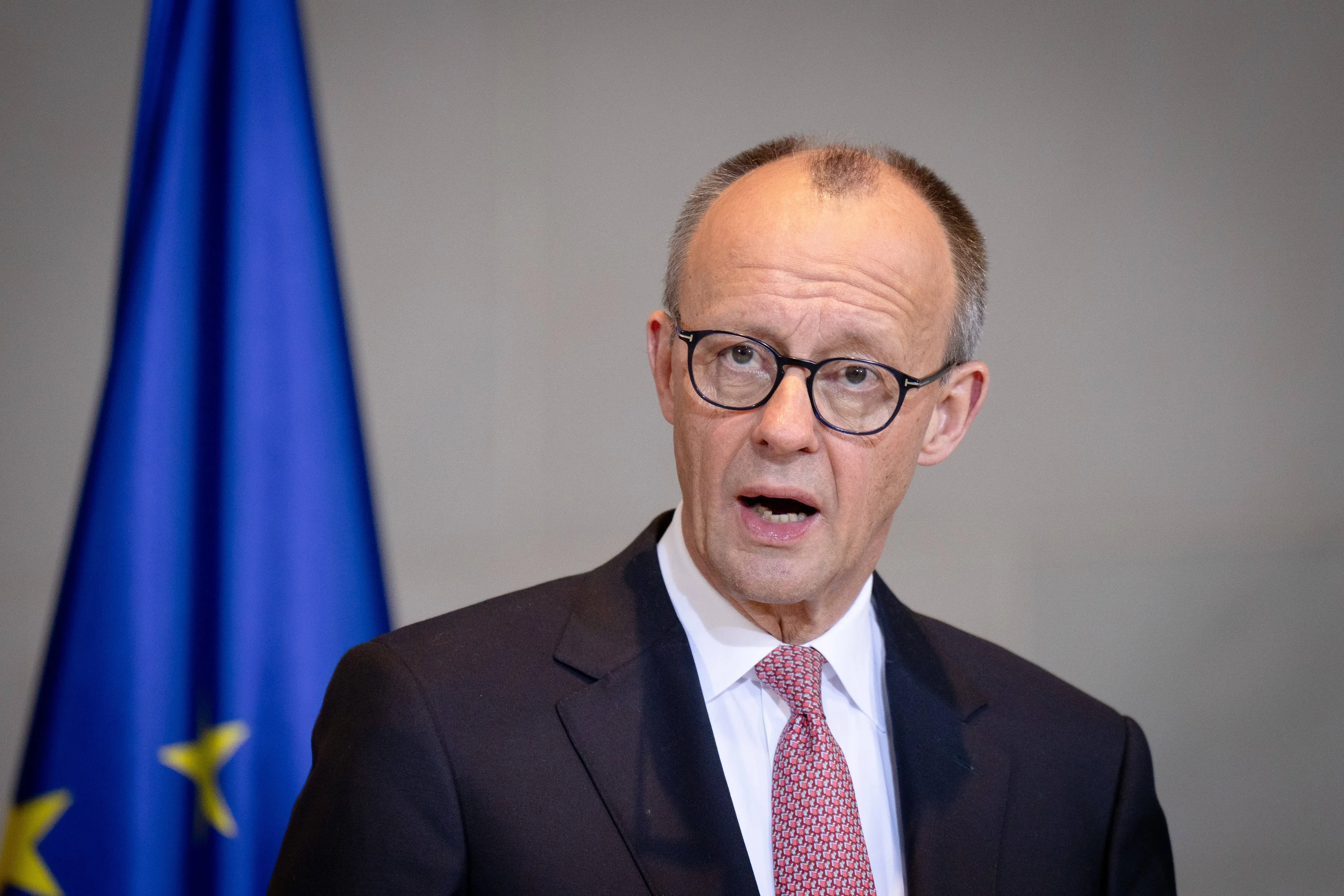 Cancelarul german Friedrich Merz discutând despre planul pentru viitorul Iranului