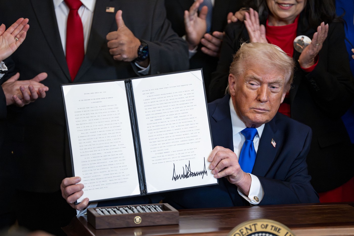 Trump a declarat 22 februarie Ziua Națională a Familiilor Îngerilor