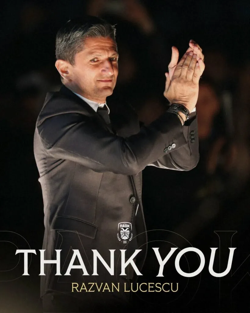 PAOK Salonic anunță oficial despărțirea de Răzvan Lucescu