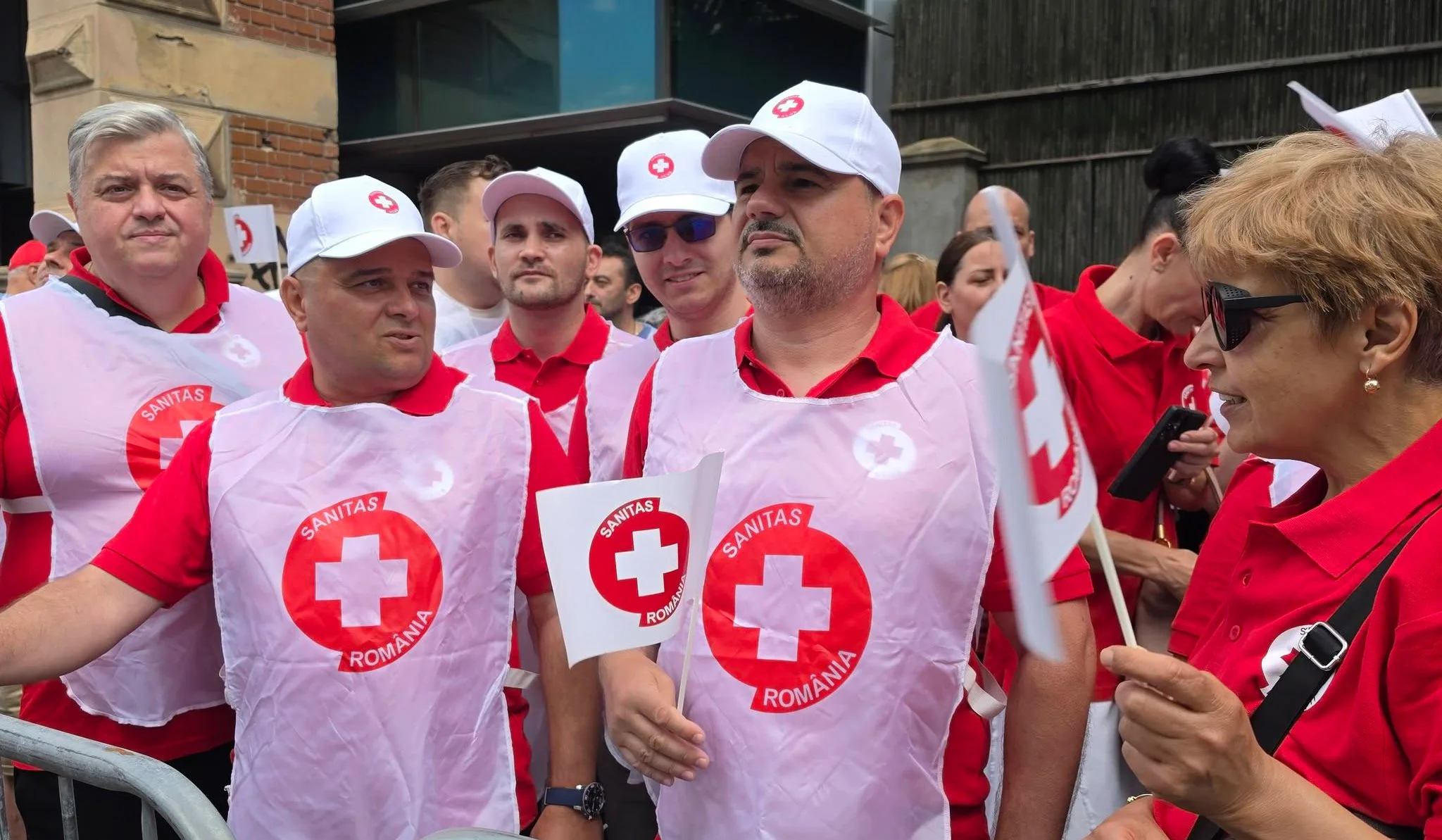 Protest Sanitas la Ministerul Muncii: ce cer angajații din Sănătate