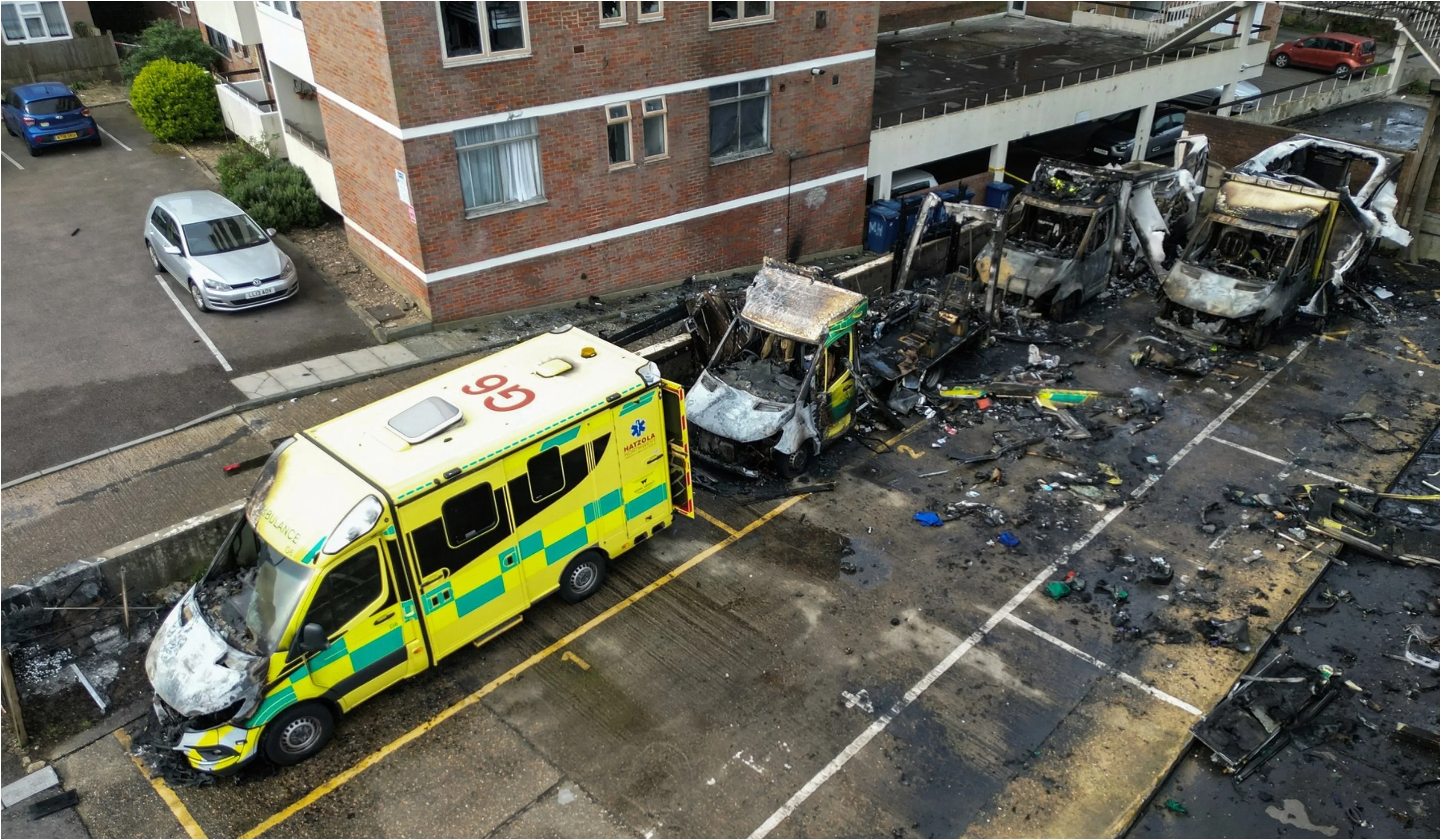 Ambulanță a serviciului evreiesc Hatzola incendiată, atac hibrid în nordul Londrei