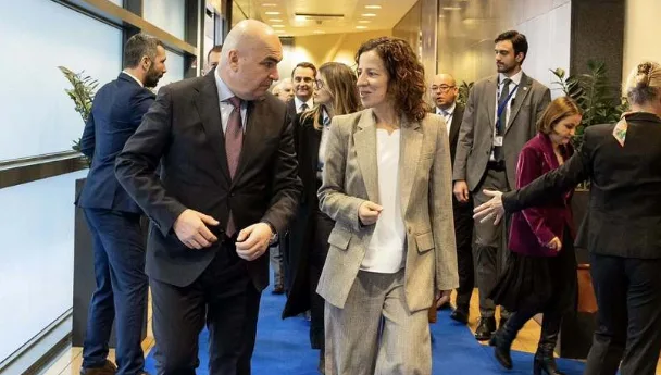 Roxana Mînzatu discutând despre proiecte sociale europene și fonduri pentru România