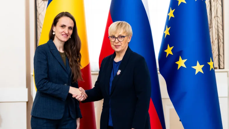 Ministra Oana Țoiu în vizită oficială la Ljubljana, capitala Sloveniei
